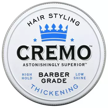 Cremo, Премиальная паста для укладки волос, для густоты волос, 113 г (4 унции)