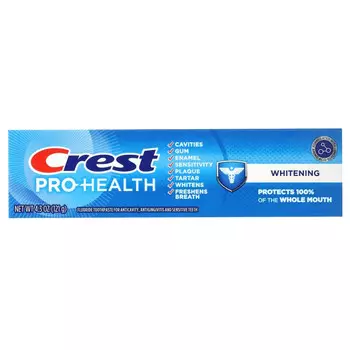 Crest, Pro-Health, зубная паста с фтором, отбеливающая, 121 г (4,3 унции)