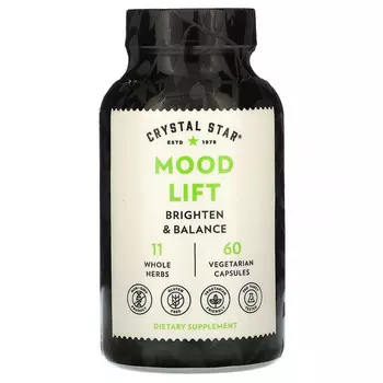 Crystal Star, Mood Lift, 60 растительных капсул