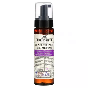 Curlsmith, Пенка для увеличения объема Bouncy Strength, 222 мл (7,5 жидк. Унции)