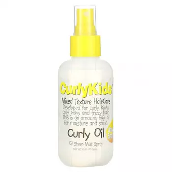 CurlyKids, Curly Oil Sheen Mist, спрей, 138 мл (4,6 жидк. Унции)