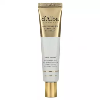 d'Alba, Нестареющий крем для кожи вокруг глаз, коррекция морщин, 30 мл (1,01 жидк. Унции)
