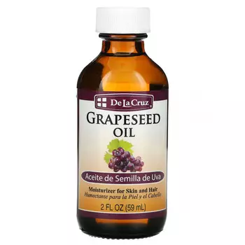 De La Cruz, Масло из виноградных косточек, 59 мл (2 жидк. Унции)