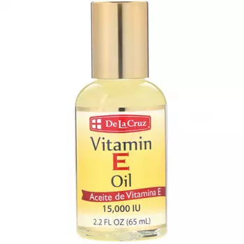 De La Cruz, Масло с витамином Е, 15 000 МЕ, 65 мл (2,2 унции)