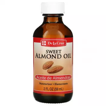 De La Cruz, Sweet Almond Oil, Moisturizer, 2 fl oz (59 ml)