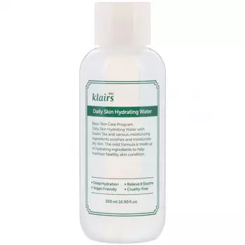 Dear, Klairs, увлажняющий тоник для ежедневного использования, 500 мл (16,90 жидк. унции)