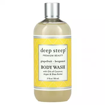 Deep Steep, гель для душа, грейпфрут и бергамот, 503 мл (17 жидких унций)