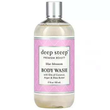 Deep Steep, Гель для душа, сирень, 17 ж. унц.(503 мл)