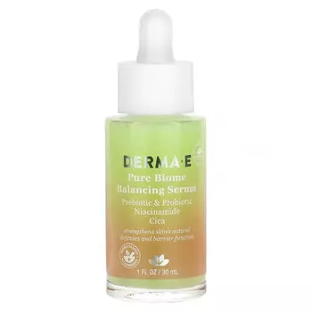 DERMA E, Балансирующая сыворотка Pure Biome, 30 мл (1 жидк. Унция)