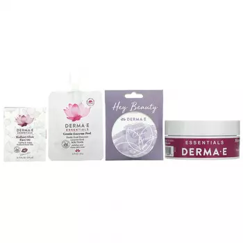 Derma E, Essentials on the Go, набор из 4 предметов