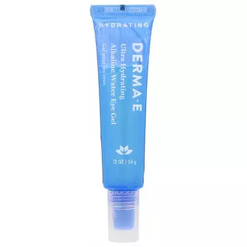 Derma E, Ультраувлажняющий гель для глаз с щелочной водой, 14 г (0,5 унции)