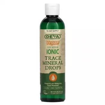 Deva, Веганские капли с низким содержанием ионов натрия и минералов, 237 мл (8 жидк. Унций)