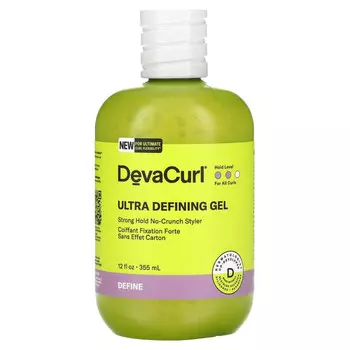 DevaCurl, Ultra Defining Gel, средство для укладки волос сильной фиксации, 355 мл (12 жидк. Унций)