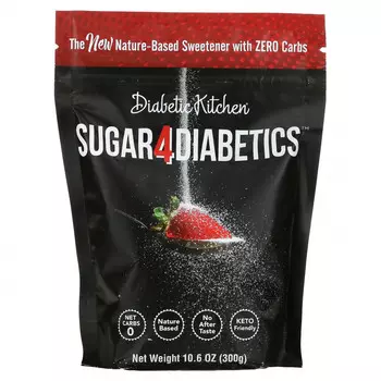 Diabetic Kitchen, Sugar4Diabetics, 300 г (10,6 унции)