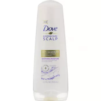 Dove, Dermacare Scalp, кондиционер против перхоти, успокаивающее увлажнение, 355 мл (12 жидк. Унций)
