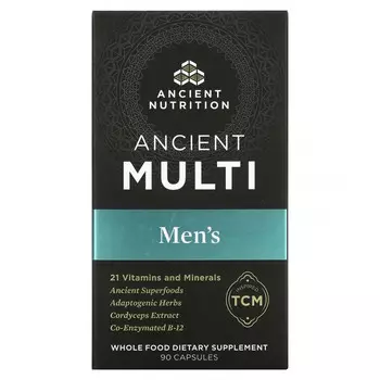 Dr. Axe / Ancient Nutrition, Ancient Multi, для мужчин, 90 капсул