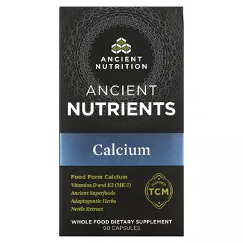Dr. Axe / Ancient Nutrition, Кальций, 90 капсул