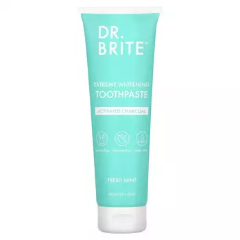 Dr. Brite, Extreme Whitening Toothpaste, активированный уголь, свежая мята, 142 г (5 унций)