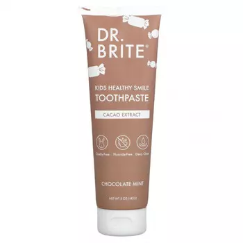 Dr. Brite, Kids, зубная паста для здоровой улыбки, шоколад и мята, 142 г (5 унций)
