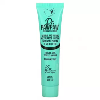 Dr. PAWPAW, многофункциональный успокаивающий бальзам с маслом ши и папайей, без отдушек, 25 мл (0,85 жидк. унции)