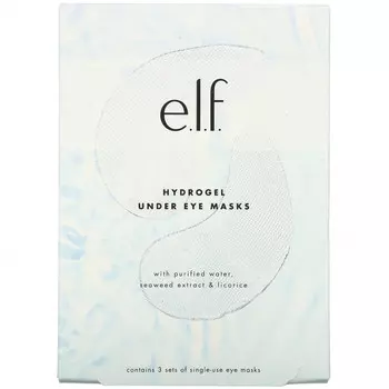 E.L.F., Гидрогелевые маски под глаза, 3 набора