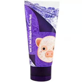 Elizavecca, Gold CF-Nest Jella Pack, увлажняющая коллагеновая маска для лица, 80 мл