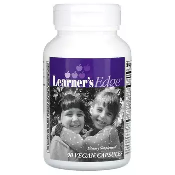 Enzymatic Therapy, Learner's Edge, 90 веганских капсул