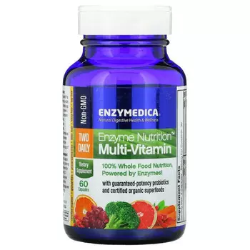 Enzymedica, Enzyme Nutrition, мультивитамины, две капсулы в день, 60 капсул