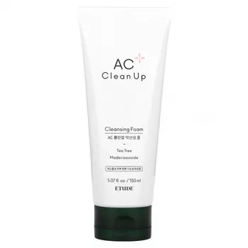 Etude, AC Clean Up, очищающая пенка, 150 мл (5,07 жидк. Унции)