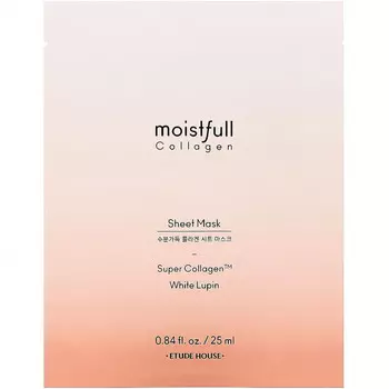 Etude, Moistfull Collagen, Beauty Sheet Mask, 1 Sheet, 0.84 fl oz (25 ml)