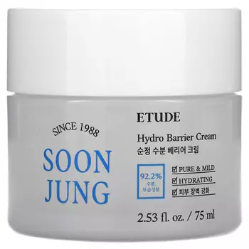 Etude, Soon Jung, Гидробарьерный крем, 2,53 жидкой унции (75 мл)