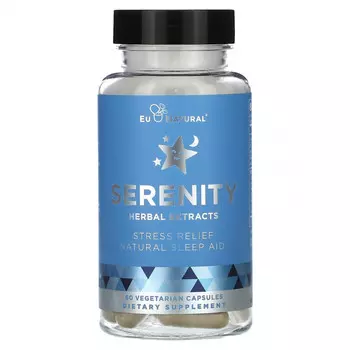 Eu Natural, Травяные экстракты Serenity, 60 вегетарианских капсул