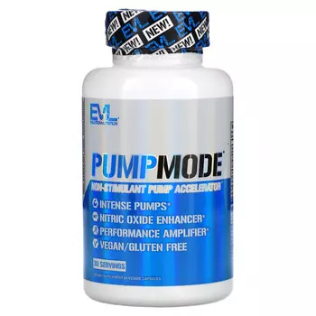 EVLution Nutrition, PumpMode, 60 растительных капсул
