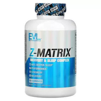 EVLution Nutrition, Z-Matrix, комплекс для восстановления и сна, 240 капсул