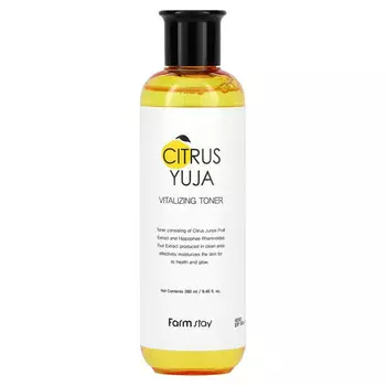 Farmstay, Citrus Yuja, восстанавливающий тоник, 280 мл (6,46 жидк. Унции)