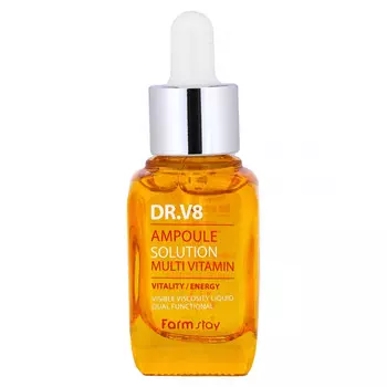 Farmstay, Доктор V8, мультивитаминный раствор в ампулах, 30 мл
