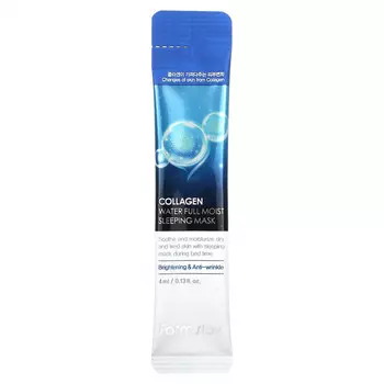 Farmstay, Увлажняющая спящая маска с коллагеном, 20 шт. По 4 мл (0,13 жидк. Унции)