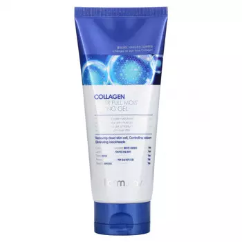 Farmstay, Увлажняющий гель-пилинг с коллагеном, 180 мл (6,08 жидк. Унции)