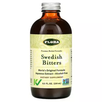 Flora, шведская горькая настойка, 250 мл (8,5 жидк. унции)