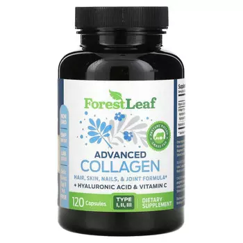 Forest Leaf, Advanced Collagen, 120 капсул
