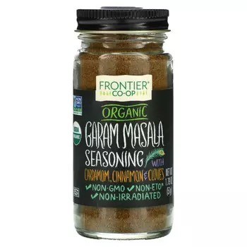 Frontier Co-op, смесь органических приправ гарам масала, с кардамоном, корицей и гвоздикой, 51 г (1,79 унции)