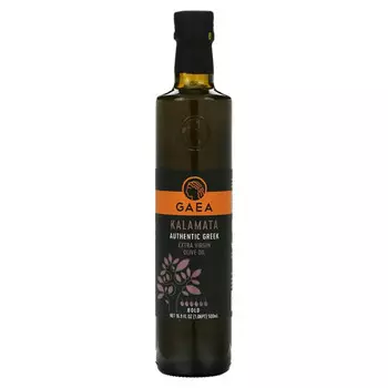 Gaea, Оливковое масло холодного отжима Kalamata, жирный, 500 мл (16,9 жидк. Унции)