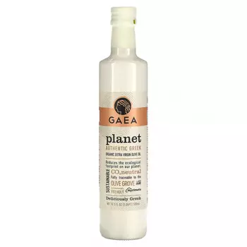 Gaea, органическое нерафинированное оливковое масло высшего качества, 500 мл (16,9 жидк. унции)