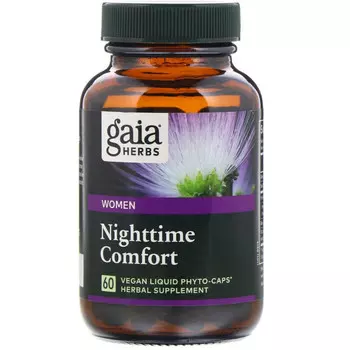Gaia Herbs, Поддержка здорового сна у женщин, 60 растительных капсул Phyto-Caps с жидкостью