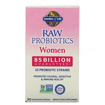 Garden of Life, RAW Probiotics, для женщин, 85 млрд, 85 вегетарианских капсул