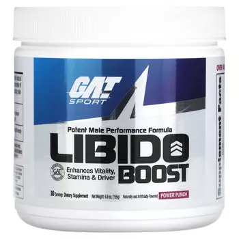 GAT, Libido Boost, Power Punch, 195 г (6,8 унции)