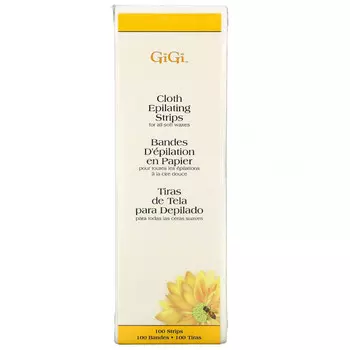 Gigi Spa, Тканевые полоски для депиляции, для мягкого воска, большие, 100 шт.