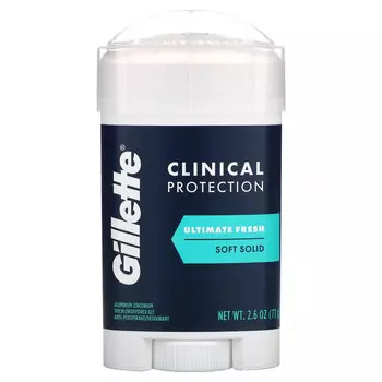 Gillette, Мягкий твердый дезодорант, максимальная свежесть, 73 г (2,6 унции)