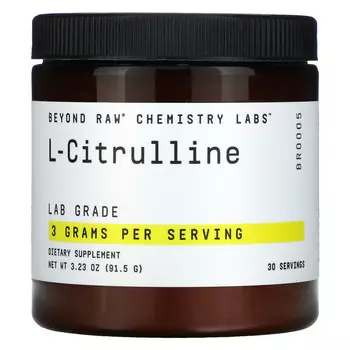 GNC, Beyond Raw, Chemistry Labs, L-цитруллин, 91,5 г (3,23 унции)