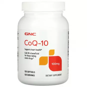 GNC, Коэнзим Q-10, 100 мг, 120 мягких таблеток